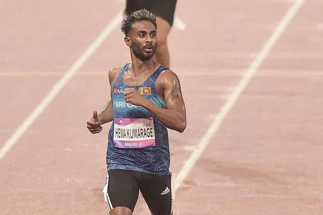 Sri Lanka’s Kalinga Kumarage secures bronze at Asian Athletics Championships