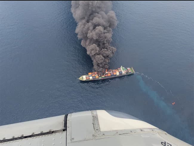 Explosion on Singapore-flagged ship heading to Mumbai from Colombo