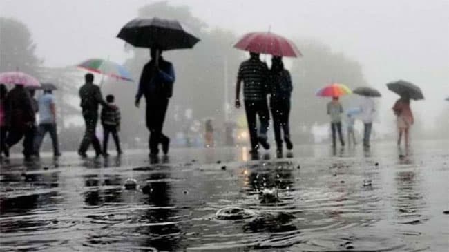 Heavy showers above 100mm expected in parts of the island