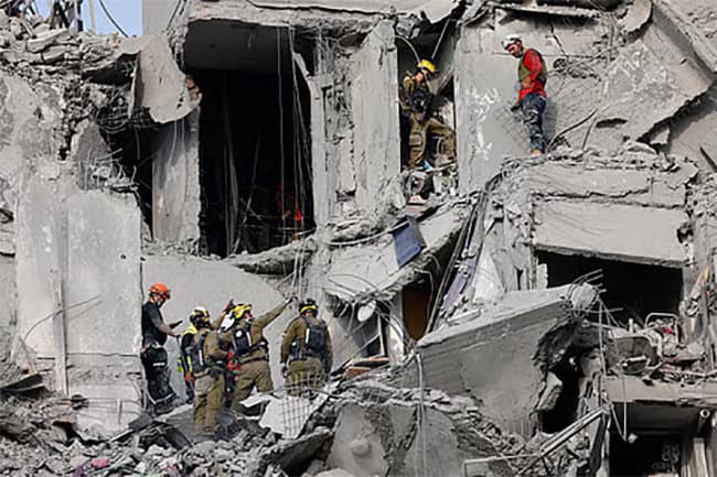 Four killed in missile strike in southern Israel, Israel’s emergency services says
