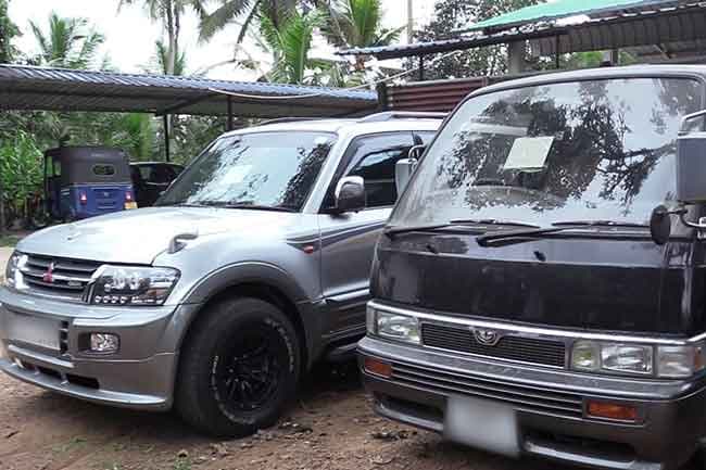 Vehicles worth Rs. 30 mln of powerful politician’s associate seized in Bandaragama