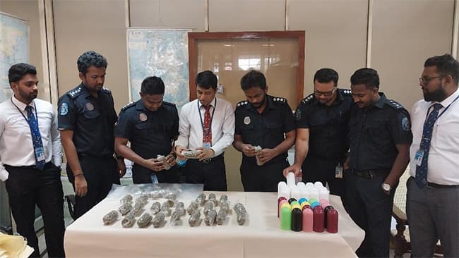 Suspect arrested with ‘Kush’ cannabis worth over Rs. 30 million at BIA