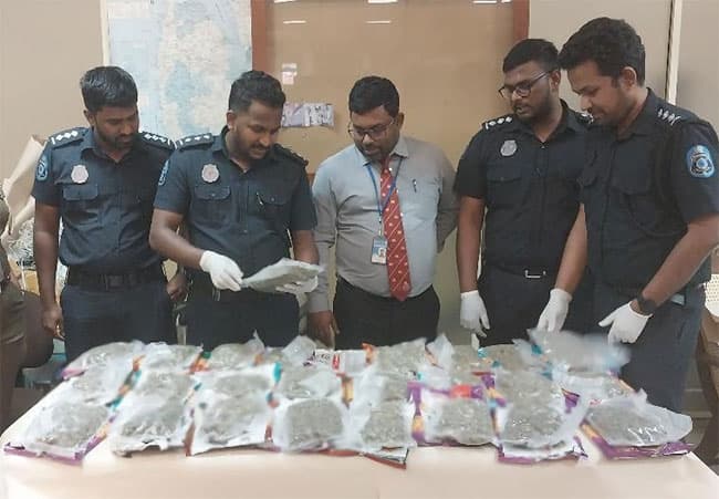 Danish woman nabbed with ‘Kush’ worth over Rs. 50 million at BIA