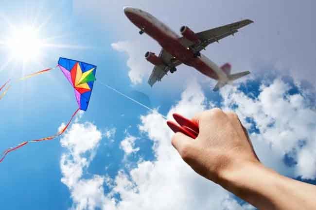 Public urged not to fly kites near airports