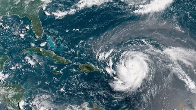 Erin strengthens to a Category 5 hurricane, NHC says
