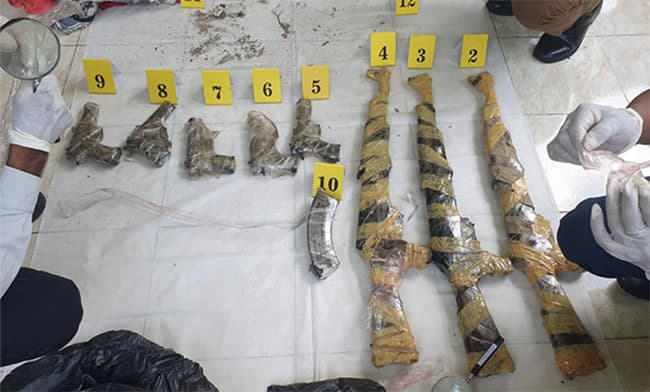 Firearms found in roadside at Kaduwela are fake – Police confirm