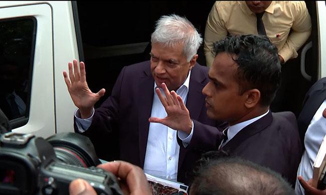 Ex-President Ranil brought to court after arrest
