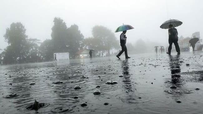 Showers expected in parts of the island