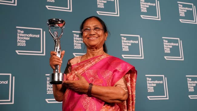 India’s International Booker winner at the centre of a political row