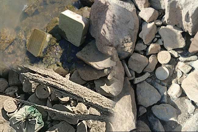 Cache of firearms and ammunition uncovered from Kataragama Weheragala Reservoir