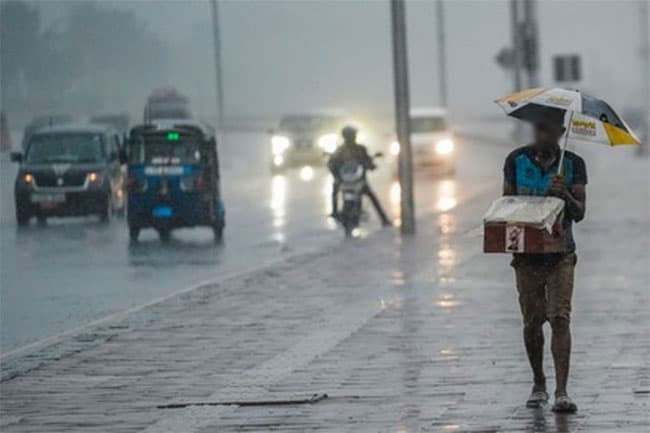 Showers to increase in the next few days
