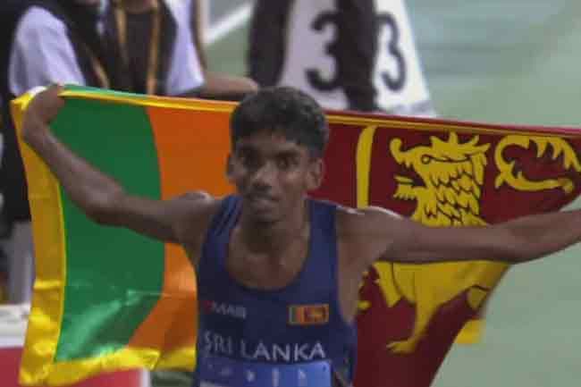 Sri Lanka’s Lahiru Achintha wins gold at Asian Youth Games 2025