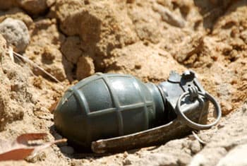 Hand grenade found outside candidate’s house