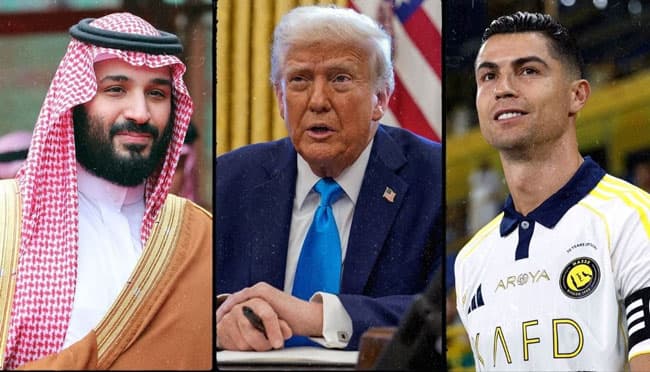 Donald Trump to host Cristiano Ronaldo at White House ahead of Saudi crown prince’s US visit