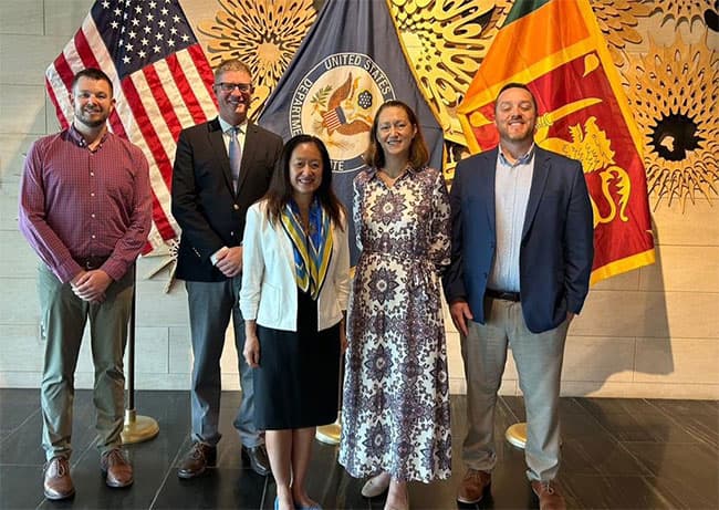 US naval experts in Sri Lanka to help broaden hydrographic mapping skills