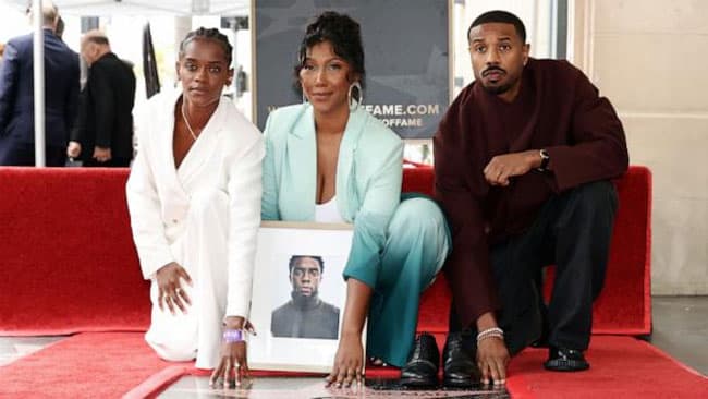 ‘Black Panther’ star Chadwick Boseman honored with Hollywood star
