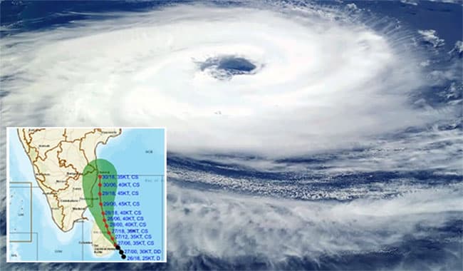 Cyclone ‘Ditwah’ forms near Sri Lanka