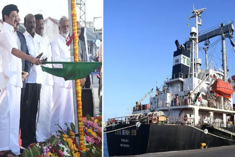 Tamil Nadu dispatches relief supplies to Sri Lanka