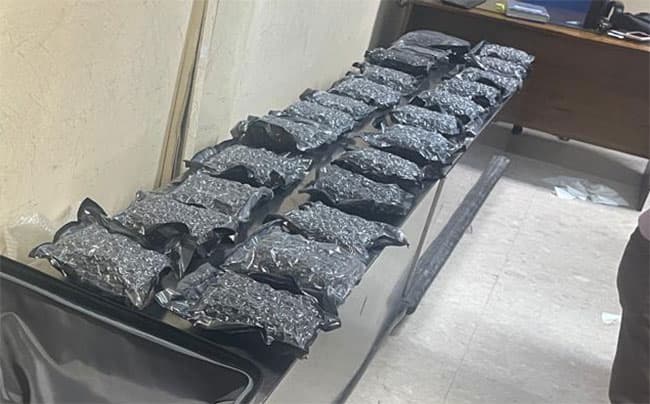 Two arrested at BIA with 21kg of ‘Kush’ cannabis