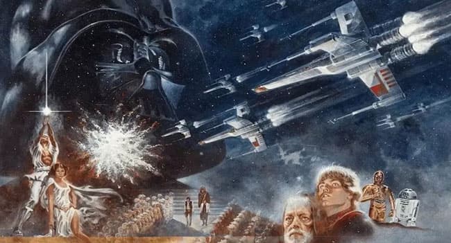 Painting that introduced ‘Star Wars’ to the world fetches $3.9M at auction