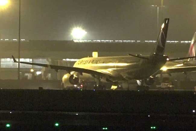 Turkey-bound aircraft forced to make emergency landing at BIA undergoing maintenance work – official