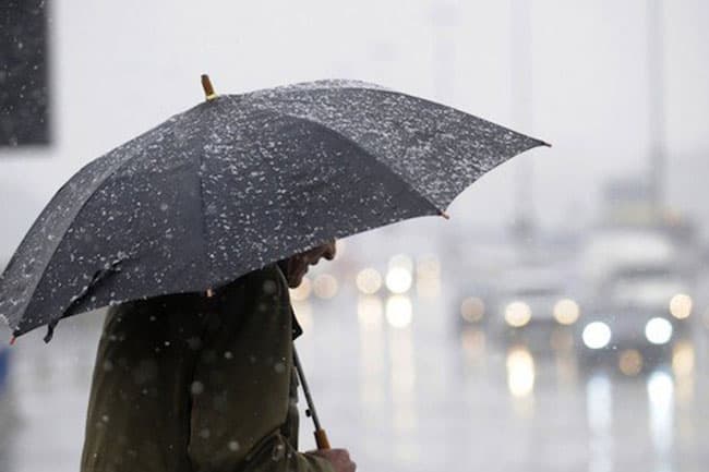Fairly heavy showers above 75 mm expected in several provinces today