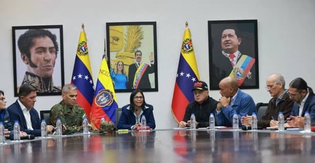 Venezuela’s interim president offers US cooperation after Trump says further strike possible