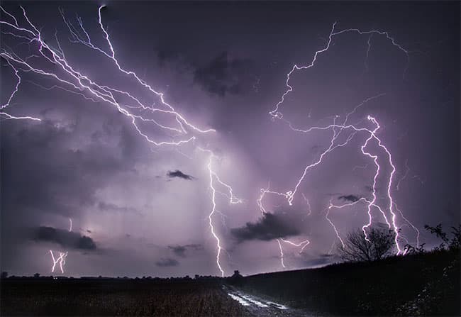 Advisory issued for severe lightning