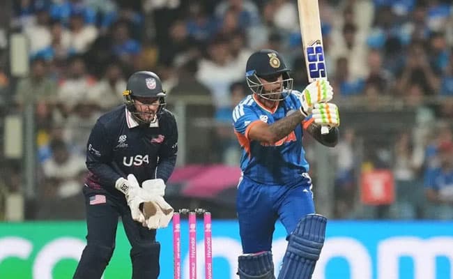 T20 World Cup: India struggle to 161-9 against USA