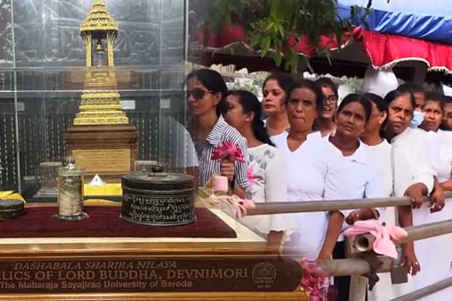Exposition of sacred Devnimori relics continues for fifth day