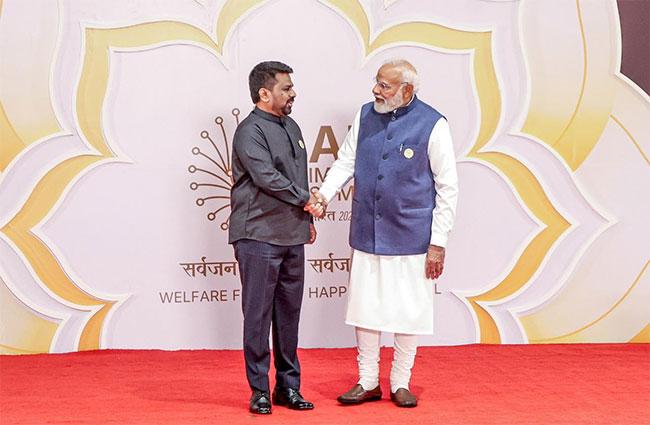 President Anura Kumara meets Indian PM Narendra Modi in New Delhi
