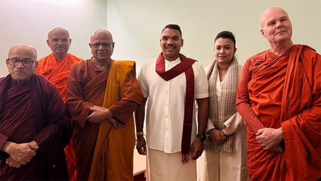 MP Namal Rajapaksa and Lankan delegation in London for several engagements