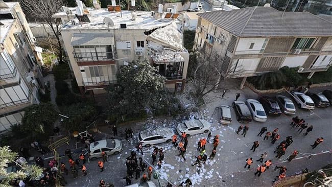 One killed, two injured after Iranian missile hits central Israel