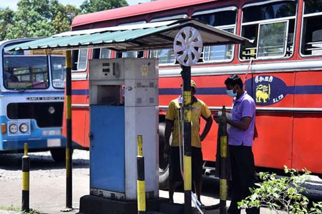 Govt to issue fuel to private buses through SLTB depots