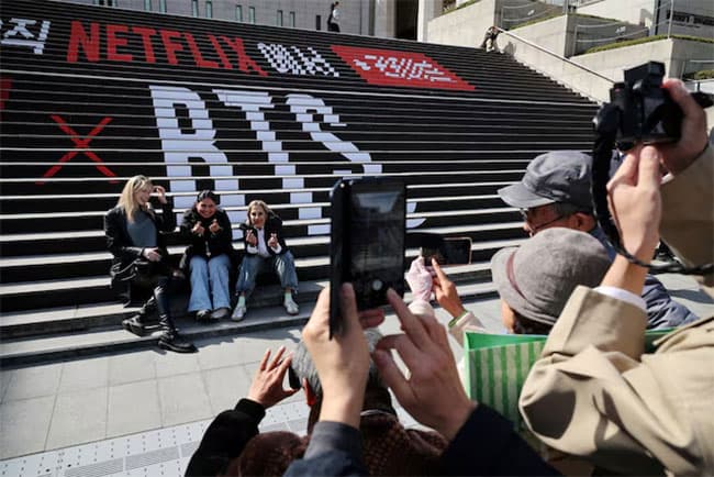 Netflix sees more prospects for live events in South Korea after BTS