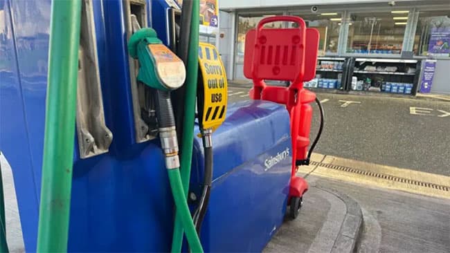 Diesel prices in UK reach highest level in 40 months