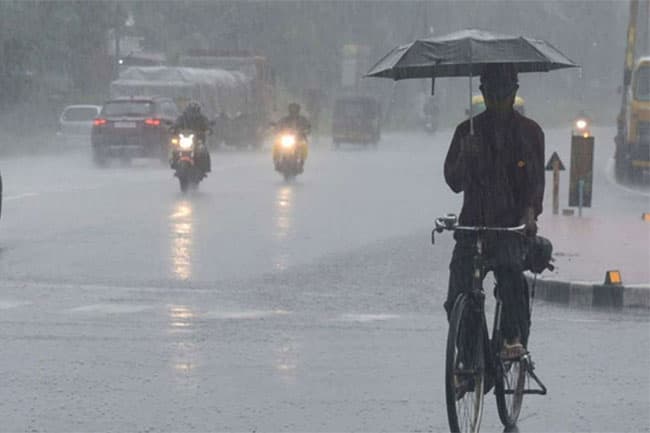 Showers expected after 2pm in several areas today