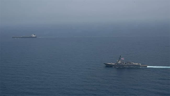 Cargo ship attacked off Iran approaching Strait of Hormuz
