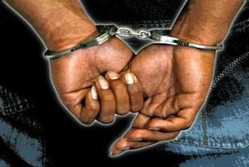 Man arrested with automatic pistol