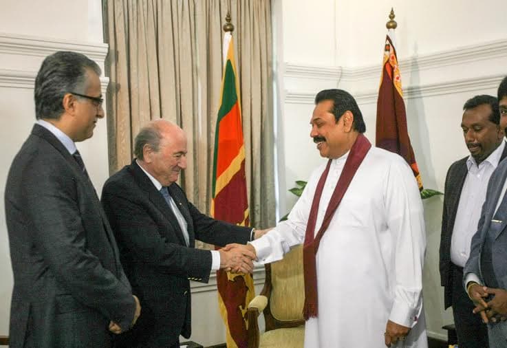 FIFA President calls on President Rajapaksa
