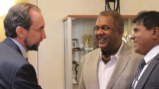 Mangala holds talks with UN rights chief