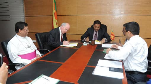 Trinity College gives admission for Kuliyapitiya child