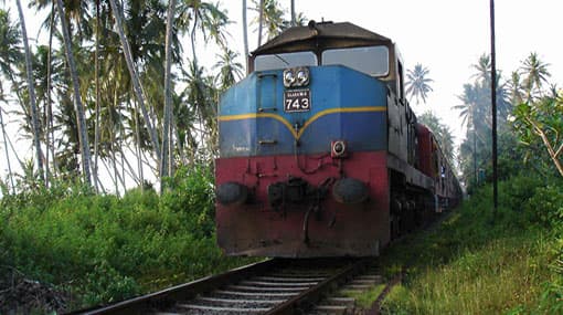 Delays on the coastal railway line
