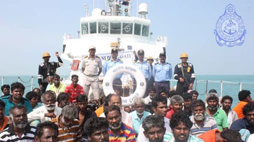 102 Indian fishermen return home from Sri Lanka