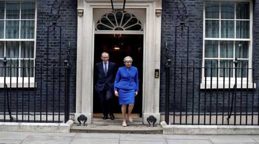 May to try to form government after UK election debacle, uncertainty over Brexit talks