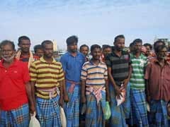 Indian fishermen freed by Sri Lanka reach Karaikal