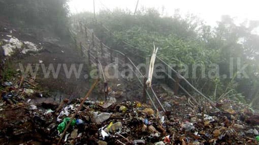 Garbage dump blocking Sri Pada path to be cleared