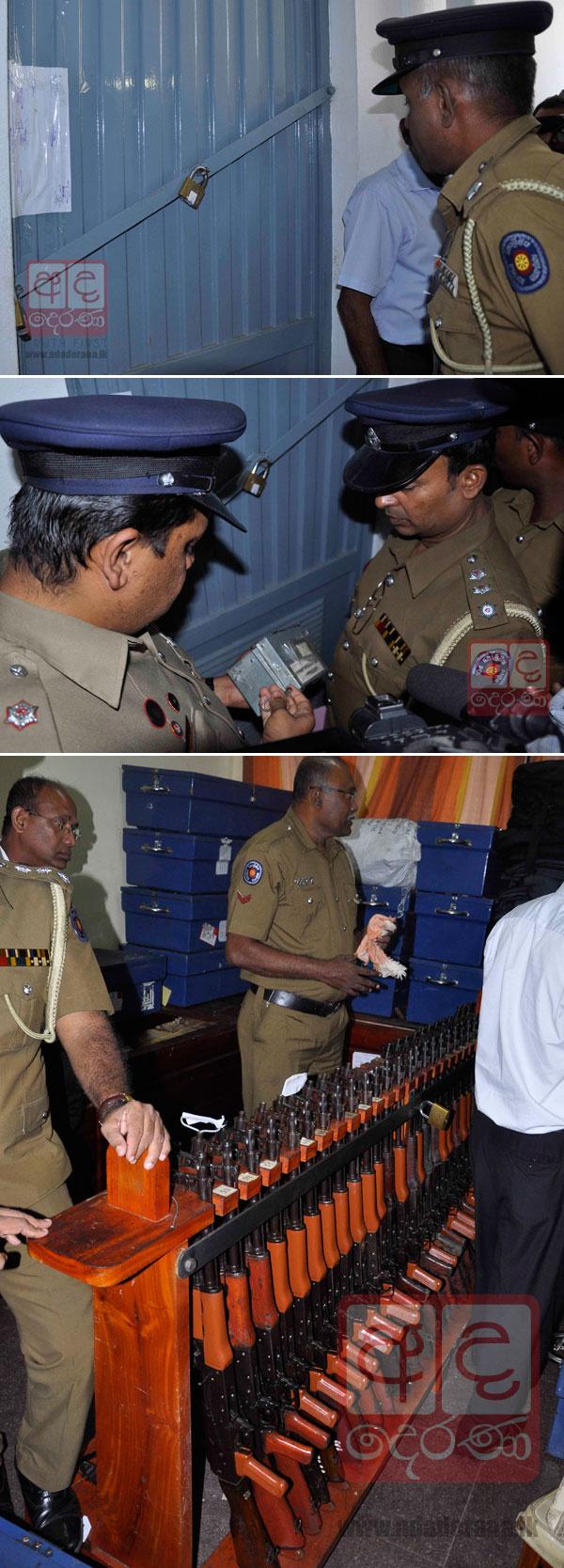 PICTURES: Police open Rakna Lanka armory at BMICH