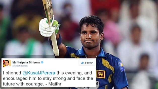 President urges Kusal Janith to stay strong