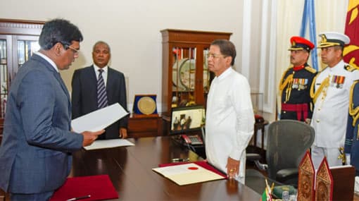 Justice Priyasad Dep sworn in as Acting CJ